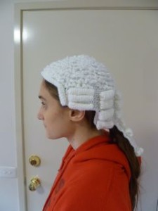 225px x 300px - Barrister's wig | Jazmo Crochet